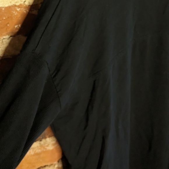 Banana Republic Baby Terry Medium Black‎ Open Front Cardigan w/ Pockets - Picture 6 of 10